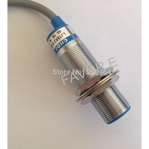 M18 DC NC 2 wires 5mm Approach Sensor Inductive Proximity Switch 6-36VDC LJ18A3-5-Z/DX