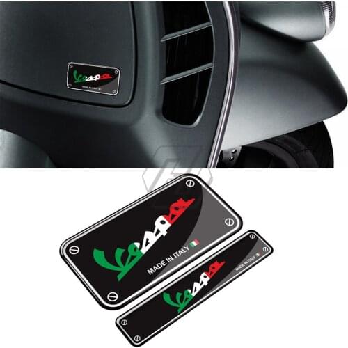 3D Motorcycle Made In Italy Sticker Case for Piaggio Vespa GTS GTV LX Sprint Primavera