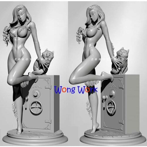 Wong Work Unpainted Resin H75mm 1/24 Unassembled Garage Kits GK Model Kit Figure TD-2687