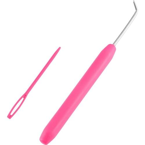 Hook Crochet Set Knitting Needles Plastic Crochet Hook Full Set Soft Ergonomic Grip for Sweater Scarf Hat Weaving Hand Tool