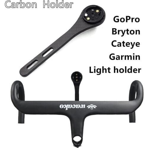 2021 NEW Carbon Fiber Road Bike Bicycle Computer Stopwatch Holder Speedometer Mount for Garmin Cateye Bryton Gopro