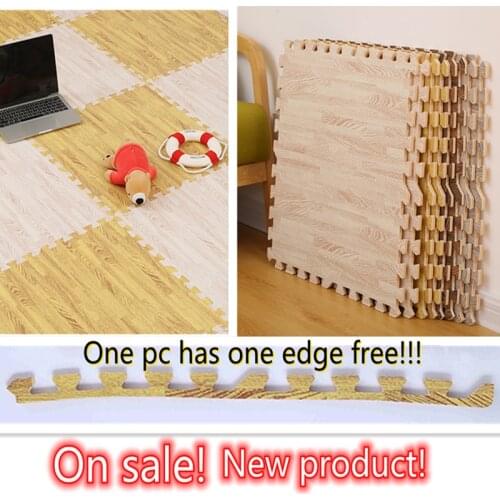 Newest Wood Grain Puzzle Mat Baby Foam Play Splicing Bedroom Thicken Soft Modern Floor Kids Rug Living Room Crawling Carpet 1pc