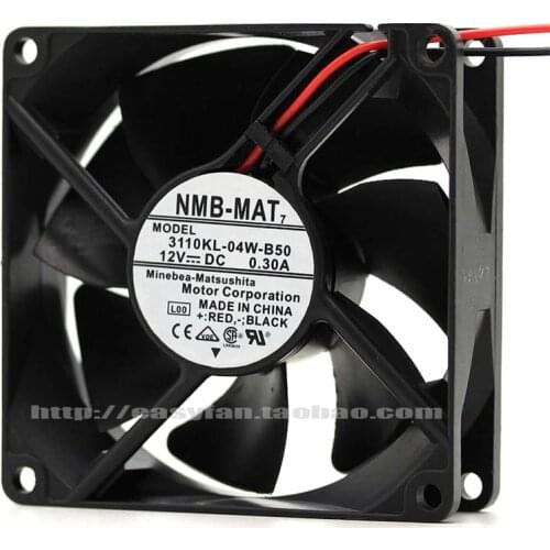 3110KL-04W-B50 12V 0.30A original 80 * 80 * 25 axial fan