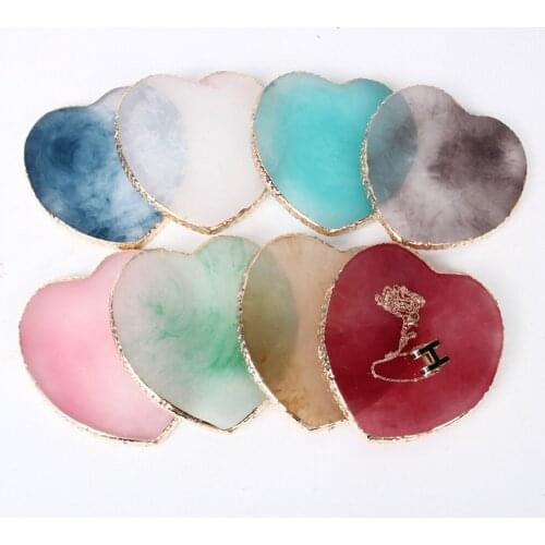 Resin Agate Color Palette Nail Drawing Polish Mixing Display False Nail Tips Display Board Polish Gel for Nail Art Tool
