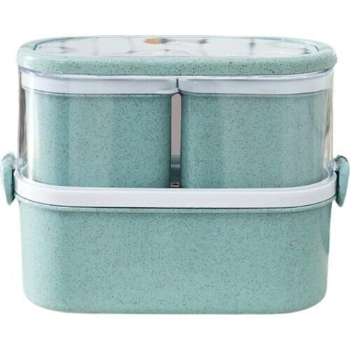 Portable Lunch Box for Adults Children Sandwich Salad Kitchen Fruit Food Box Storage