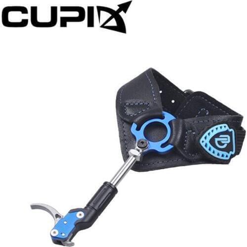 360 Degree Rotating Jaw Compound Bow Wrist Release CNC Aluminum Alloy Adjustable Caliper Release Aids Bow and Arrow