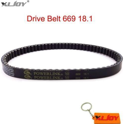 XLJOY Drive Belt 669 Powerlink 669 18.1 30 CVT For GY6 49cc 50cc Roketa Sunl Vespa Jonway Moped Scooter Motorcycle