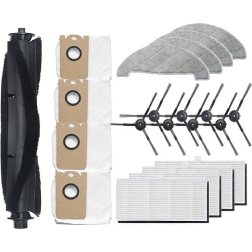 Replacement Side Brushes Mop Cloth Rag HEPA Filters For VIOMI S9 Dust Bag Vacuum Cleaner Cleaning Brush Mops Parts Accessories