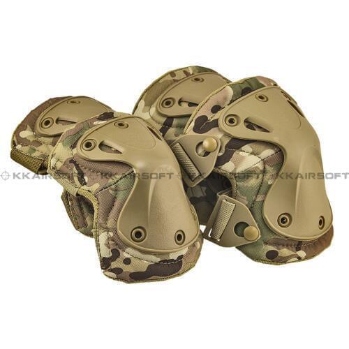 SWAT X-Cap kneecap knee caps Combat Paintball Knee&Elbow Pads Multicam PD-03-CP TAN Dark Green ACU BK