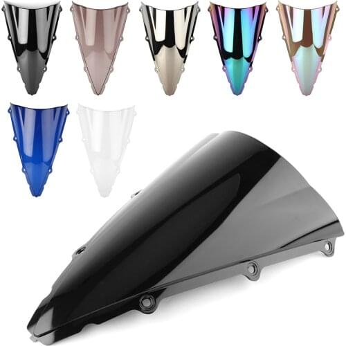 YZF-R1 Windproof Motorcycle Windshield ABS Plastic Windscreen For Yamaha YZF R1 1000 2002 2003