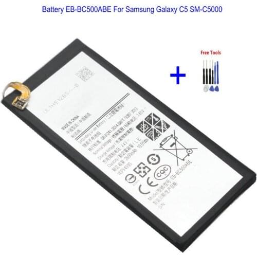 1x 2600mAh Replacement Battery EB-BC500ABE For Samsung Galaxy C5 SM-C5000 + Repair Tools kit