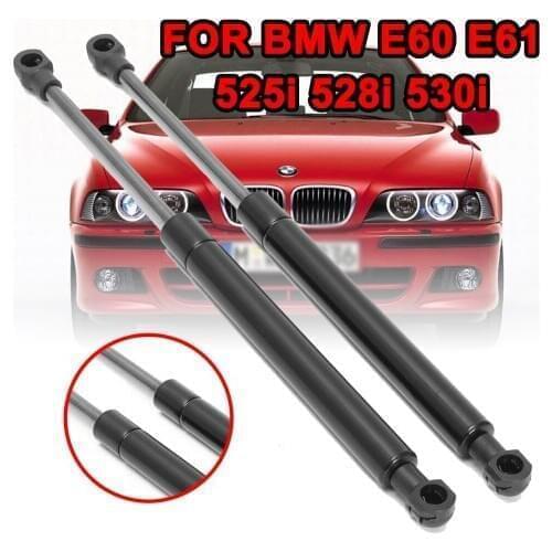 2pcs Car Support Rod Front Hood Gas Lift Support Shock Strut Damper Car Accessories Replacement for BMW E60 E61 525i 528i 530i