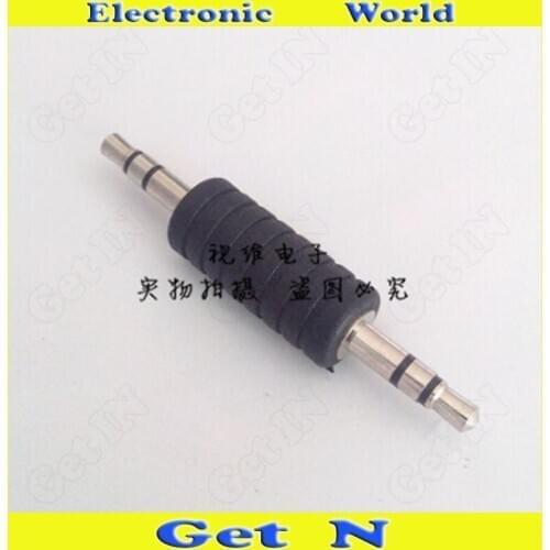 20pcs AUX Straight Stereo Connector Plug 3-Pole/Pin 3.5 Connector Plug Male End for Male Plug