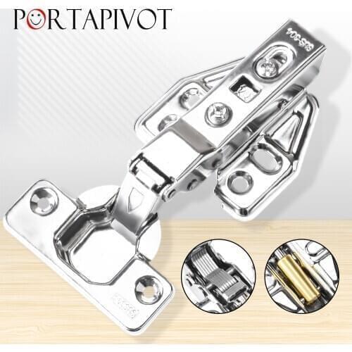 4PCS PT 90 Degree Hydraulic Hinge Angle Corner Fold Cabinet Door Hinges Furniture Hardware For Home Kitchen Cupboard With Screws
