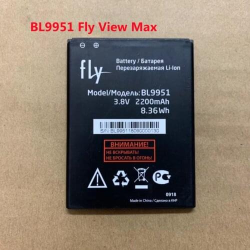 2200mAh BL9951 battery for Fly View Max BL9951 mobile phone Battery