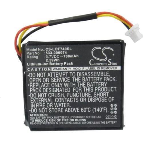 Cameron Sino 700mAh battery for LOGITECH 981-000257 F540 G930 533-000074 Wireless Headset Battery