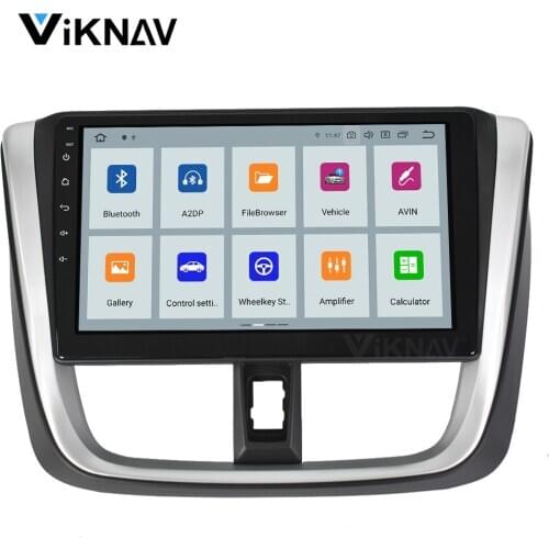 2 din car radio for TOYOTA VIOS YARIS 2017+ android car multimedia player GPS navigation auto stereo receiver screen