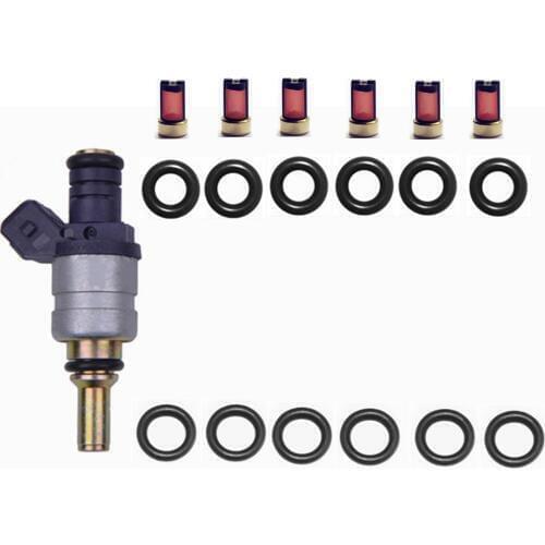 Free Shipping 6sets fuel injector repair kits for parts#1439800 for bwm e 5 series e46 e60 m54 e39 (AY-RK308)