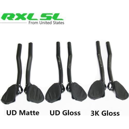 NO Logo Triathlon Bicycle Extender Rest Handlebar UD Matte Cycling Road Bike Handlebar Carbon Aero Bars Black 3K TT Bar End