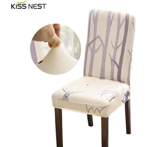 Printed Chair Cover,Dining Elastic Chair Covers,Spandex Stretch Elastic Office Chair Case,Anti-dirty Removable 1Piece