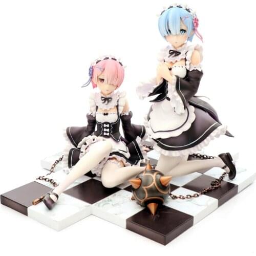 Re: Life a Different World from Zero Rem Ram re zero Action Figure japanese Anime adult Action Figures toys Anime figures toy