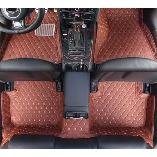 Leather car floor mat for audi q5 2016 2017 2018 2019 2020 2009 2010 2011 2012 2013 2014 2015 2008 accessories
