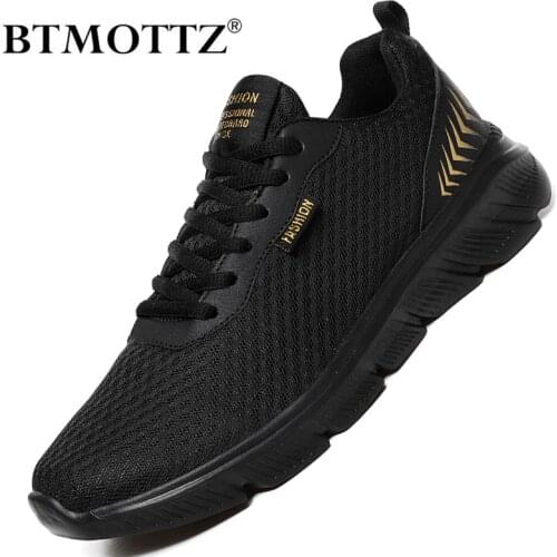 Summer Mesh Men Casual Shoes Lightweight Sneakers Men Walking Running Shoes Lace-up Breathable Mens Trainers Plus Size 39-48