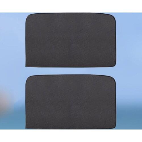2Pcs Magnetic Car Sun Shade UV Protection Car Curtain Car Window Sunshade Side Window Mesh Sun Visor Summer Protection Window Fi