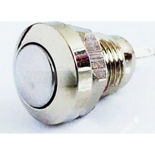 8mm Metal Push Button Switch Momentary Aluminum Horn Doorbell Bell switch Waterproof Car Auto Engine PC Power Starter Switch