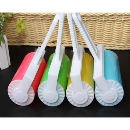 Washable Roller Cleaner Lint Sticky Picker Pet Hair Fluff Remover Brush Reusable