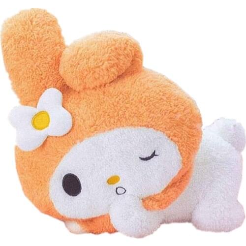 New Kawaii Anime Sleep Rabbit Bunny Plush Kids Stuffed Toys For Children Gifts 28CM