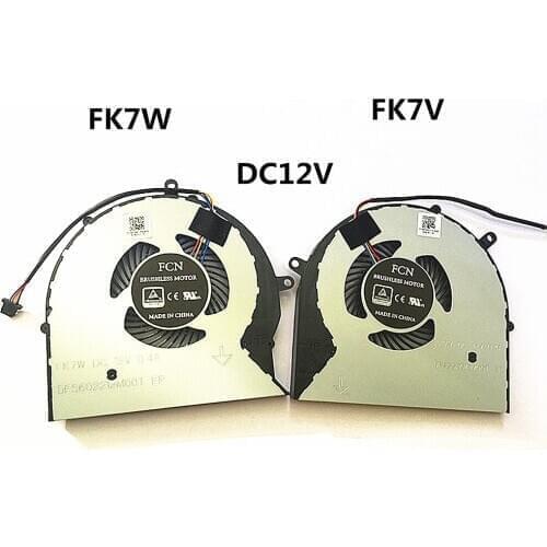 Laptop CPU/GPU cooling Fan for ASUS ROG GL503 GL703VD GL703VM FX63 FX63VM FX63VM7300 DFS602212MO0T-FK7W DFS552012MO0T-FK7V