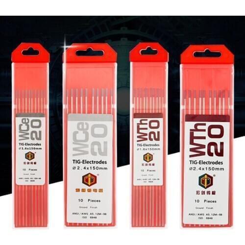 Professional Tungsten Electrodes Tig Welding Electrodes Rod Tungsten Electrode For Tig Welding Torch WT20 WC20 Tig Rods