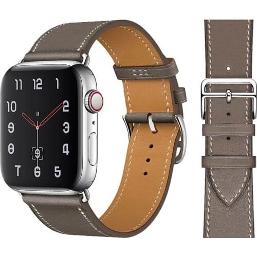 Colorful PU Leather loop for Apple Watch Band Series SE 6 Sport Bracelet 42 mm 38 mm Strap for iwatch 6 4 5 3 2 Band 40mm 44mm