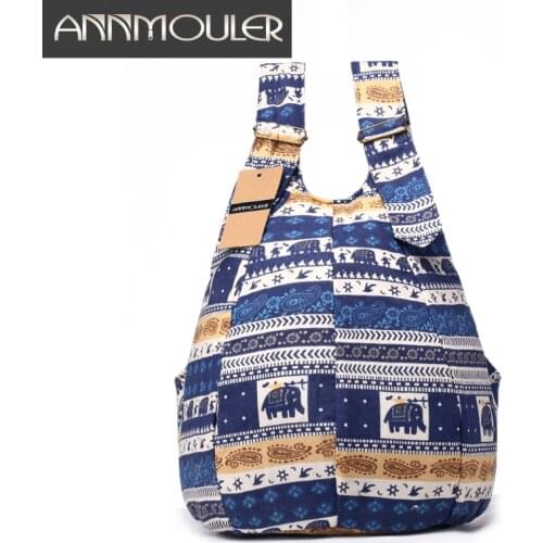 Fashion Backpack Mochila Cotton Fabric Women Bag Bolsas Large Capacity Shoulder Bag Floral Print School Bag for Teenager Girls