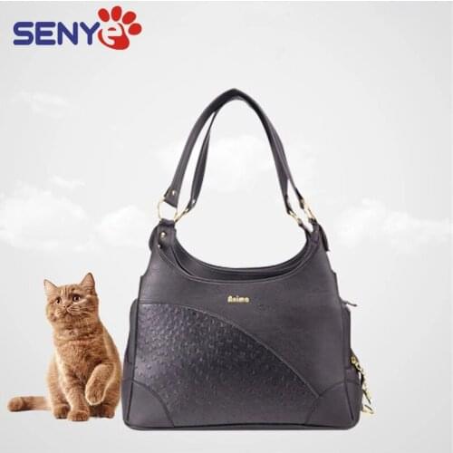 Foldable High Quality Single-shoulder Breathable Not deformed Pet Bag Outing Carrying Bag For Cats And Dogs