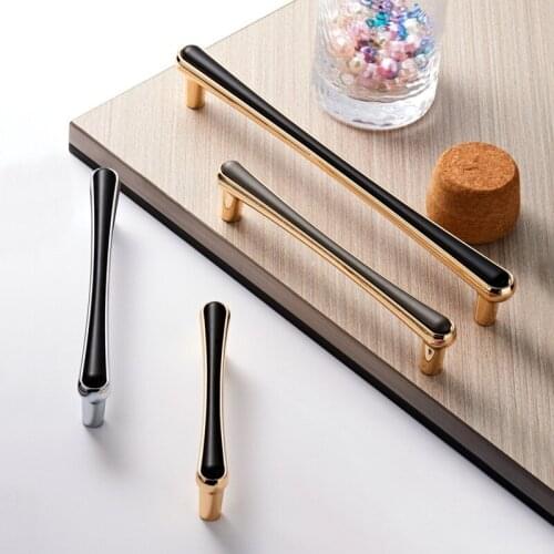 Modern Simple Knobs and Pulls Cabinet Door Handle Zinc Alloy Light Luxury Nordic Drawer Pulls Knobs Furniture Handles Hardware