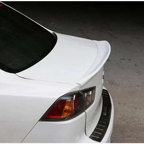 Use for mitsubishi lancer Spoiler 2010-2017 lancer lip Spoiler High Quality ABS Material Car Rear Wing Primer Color spoiler