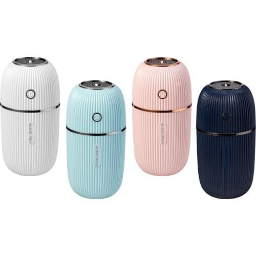 M Air Humidifier 300ml Mini Air Purifier Essential Led Oil Aroma Diffuser for Car Home Mist Light Humidificador