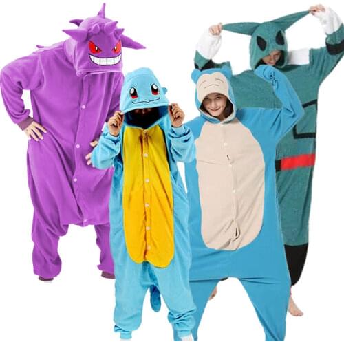 Men Pajamas Animal Kigurumi Adult Pyjamas Onesie For Women Cosplay Cartoon One-Piece Pijamas Jumpsuit Birthday Christmas Costume