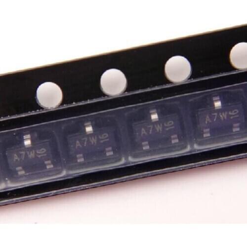 100PCS/LOT BAV99LT1G BAV99 Mark A7 SOT-23 Dual Surface Mount Switching Diode in stock New Original IC