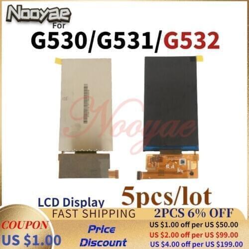 100% Tested Top Screen For Samsung Galaxy Grand Prime G530 G531 J2 Prime G532 LCD Display Screen Module ; 5pcs/lot
