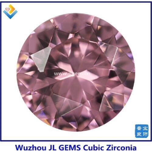 500pcs/lot) 1.0mm-3.25mm #2 Pink CZ Stone/Round Shape AAAAA Pink Synthetic Cubic Zirconia Loose Stone For CZ Jewelry Making
