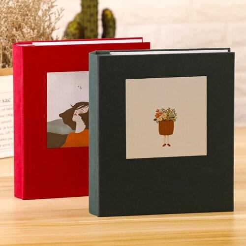 4D Large 6 Inch Photo Album 200 Sheets Picture Storage Baby Family Scrapbooking Albums Wedding Gift DIY Craft Home Decor