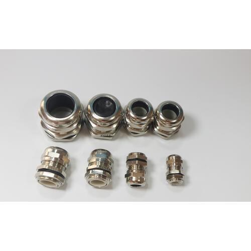 Freeshipping 1pcs/bag Brass cable gland High Quality IP68 PG29 PG36 PG33 PG42 PG48 PG 63 Metal Cable Waterproof Connector