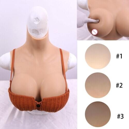 C,D,F Cup Silicone Filled Boobs Fake Tits Silicone Breast Form for Crossdressing