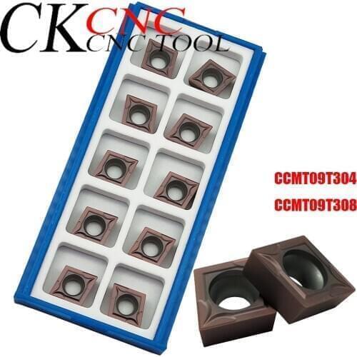 CCMT09T304 CCMT09T308 High quality carbide car blade VP15TF Turning insert CNC machine tool milling cutter CCMT32.51 lathe tool
