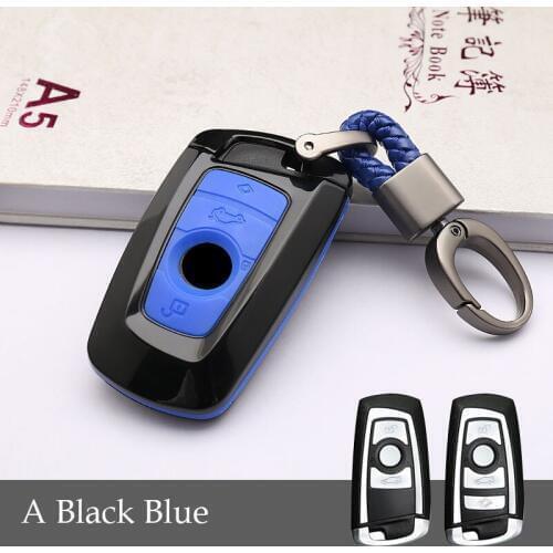 Carbon Fiber PVC Car Key Case Cover For Bmw G30 F20 F30 X1 for M Performance Series 1 F31 F30 accessories F11 X5 F15 Wallet