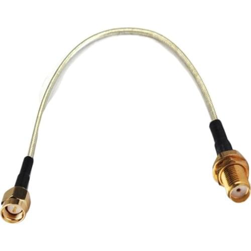 10pcs SMA Male to SMA Female RG402 0.141" RF Semi-rigid Coax Coaxial Connector Cable 50ohm 10/15/20/30/50cm