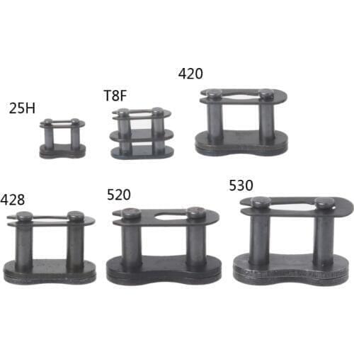 Motorcycle Chain Buckle Ring Link 25H# T8F# 420# 428# 520# 530# Black